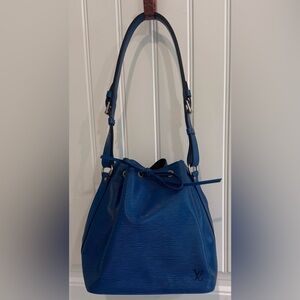 Louis Vuitton Petite Noe Epi Blue
